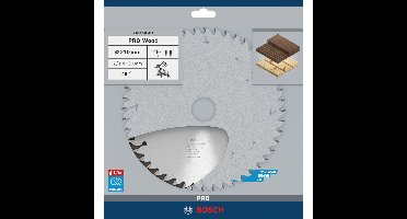 Bosch Professional Cirkelzaagblad PRO Wood | Ø 210 x 2,0 x 30mm 48T - 2608640430