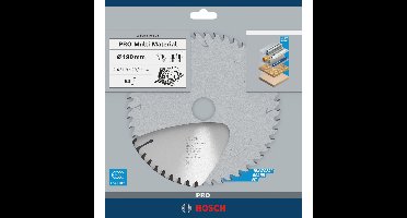 Bosch Professional Cirkelzaagblad PRO Multi Material | Ø 190 x 2,4 x 20mm 54T - 2608640508