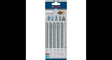 Bosch Professional T344DF PRO Hardwood fast Decoupeerzaagblad VE=5 - 2608634243