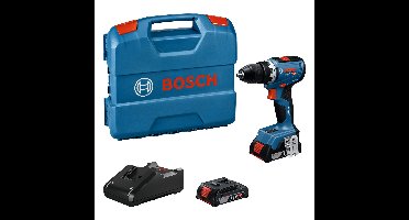 Bosch Professional GSR 18V-65 Accu schroefboormachine 18V 2.0Ah in L-Case - 06019N3000