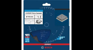 Bosch Professional Cirkelzaagblad EXPERT Fibre Cement | Ø 140 x 1,8 x 20mm 4T - 2608644120