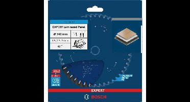 Bosch Professional Cirkelzaagblad EXPERT Laminated Panel | Ø 140 x 1,8 x 20mm 42T - 2608644126