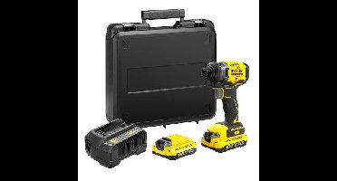 Stanley SFMCF810D2K FATMAX® V20 Accu slagschroevendraaier 170Nm Brushless 18V 2.0Ah in koffer