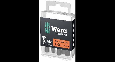 Wera 855/4 Impaktor DC Pozidriv Bit PZ3 x 50mm VE=5 - 05057662001