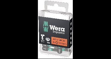 Wera 867/1 Impaktor DC TORX® Bit TX20 x 25mm VE=10 - 05057624001