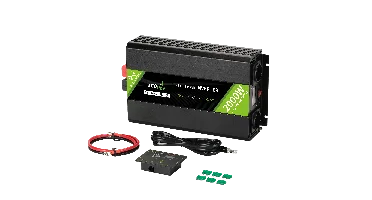 EcoLine - Omvormer 24V Naar 220V/230V - 2000w Vermogen - Zuivere sinus - Spanningomvormer - Remote Controlled