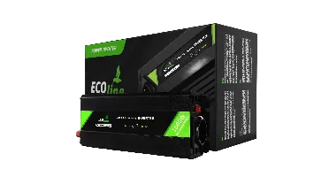 EcoLine 12V naar 230V Omvormer - 1000W Continu / 2000W Piek - Gemodificeerde Sinusgolf - Auto Omvormer