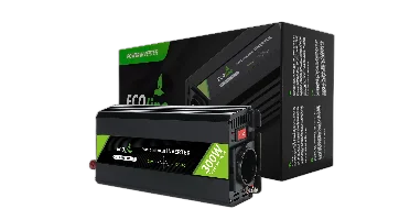 EcoLine - Omvormer 24V Naar 220V/230V - 300w Vermogen - Zuivere sinus - Spanningomvormer