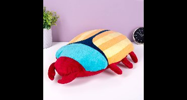Cushion The Beetles turquoise polyester