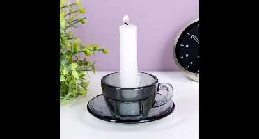 Theekop waxinelichthouder - Groen