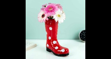 Regenlaars vaas - Rood