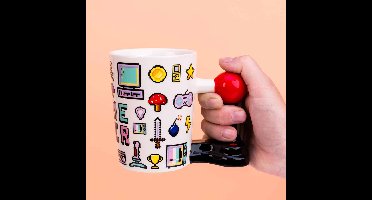 Game Over mok met joystick oor