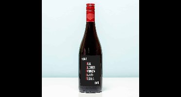 Wijnfles Fijne Vaderdag - Rood (Merlot)