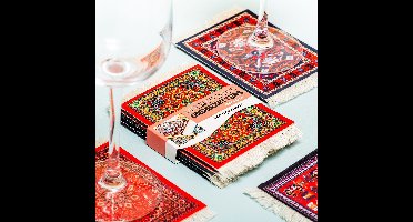 Perzisch Tapijt Onderzetters (Set Van 4)