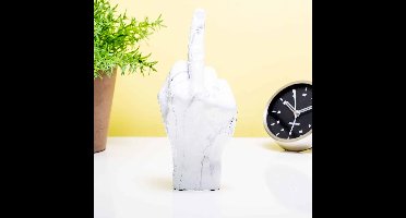 Middelvinger beeld - Marmer