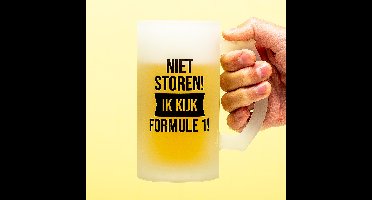 Bierpul Niet storen ik kijk Formule 1