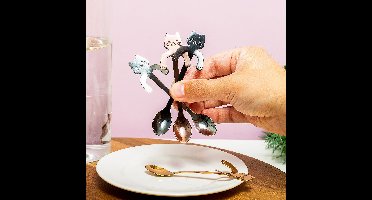 Kat Theelepels (set van 4)