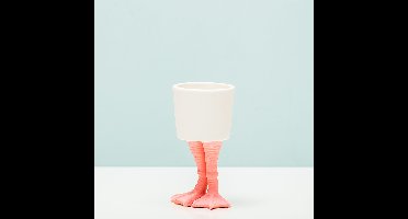 Bloempot met flamingopoten - Klein
