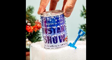 Magische sneeuw in een blikje