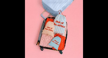 Waszakken Out of the office (set van 3)