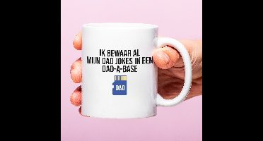 Mok Dad jokes in een DAD-A-BASE