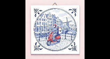 Tegeltje maaltijdbezorger