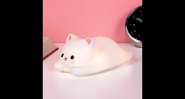 Liggende kat nachtlampje