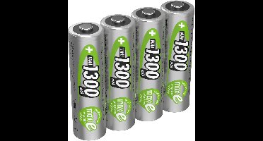 Ansmann maxE HR06 Oplaadbare AA batterij (penlite) NiMH 1300 mAh 1.2 V 4 stuk(s)