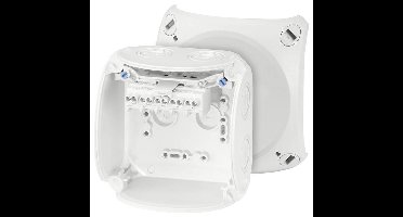 Hensel KF 0402 G Aftakkast (l x b x h) 70 x 104 x 104 mm Grijs-wit (RAL 7035) IP66, IP67, IP69 1 stuk(s)