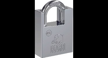 Basi 6160-5000 Hangslot 50 mm Verschillend sluitend Zilver Sleutelslot