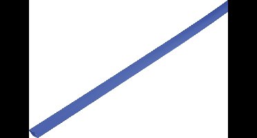 TRU COMPONENTS 1225511 Krimpkous zonder lijm Blauw 2.50 mm 0.75 mm Krimpverhouding:2:1 per meter