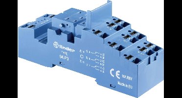 Finder 94.P3 Relaissocket Geschikt voor serie: Finder serie 55, Finder serie 86, Finder serie 094 Finder 55.32, Finder 55.33, Finder 86.30, Finder 094.91.3 1