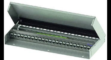 Telegärtner 100021514 24 poorten Netwerkpatchpaneel 1 HE Zuiver wit (RAL 9010) Niet ingericht