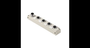 Weidmüller SAI-8-F 5P NPN-PNP 5M 1814990000 Passieve sensor/actorbox M12-verdeler met metalen schroefdraad 1 stuk(s)