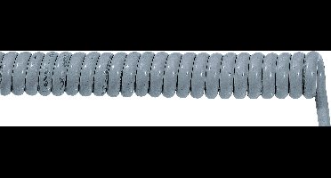 LAPP 73220320 Spiraalkabel UNITRONIC® SPIRAL LiF2Y11Y 100 mm / 400 mm 6 x 0.14 mm² Grijs 1 stuk(s)