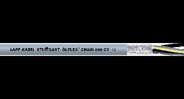 LAPP 1026759/1 Geleiderkettingkabel ÖLFLEX® CHAIN 809 CY 2 x 0.75 mm² Grijs per meter