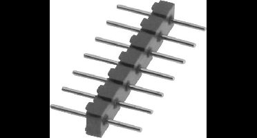 W & P Products Male header (precisie) Aantal rijen: 1 Aantal polen per rij: 8 952-08-008-1-00 1 stuk(s)