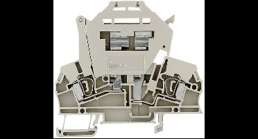 Weidmüller 1616400000-1 Zekering-serieklem Spanveer Donkerbeige 1 stuk(s)