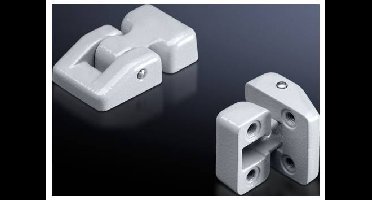 Rittal GA 9123000 Scharnier Aluminium Grijs (RAL 7001) 2 stuk(s)