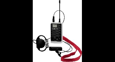 Headset Spraakmicrofoon Monacor ATS-22T Zendmethode:Digitaal, Radiografisch Schakelaar