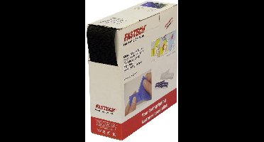 FASTECH® B50-STD-H-999910 Klittenband Om op te naaien Haakdeel (l x b) 10 m x 50 mm Zwart 10 m