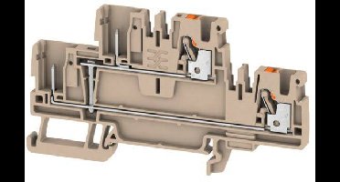 Weidmüller 1548140000 Doorgangsklem 2-etages 5.1 mm Spanveer Grijs 50 stuk(s)