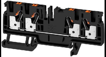 Weidmüller 2051660000 Doorgangsklem 6.1 mm Spanveer Zwart 50 stuk(s)