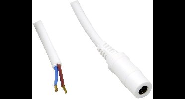 BKL Electronic Laagspannings-aansluitkabel Laagspanningsbus - Open kabeleinde 5.50 mm 2.10 mm 0.50 m 1 stuk(s)