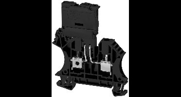 Weidmüller 2561900000 Zekeringsdoorvoerklem 6.10 mm Schroeven Zwart 50 stuk(s)