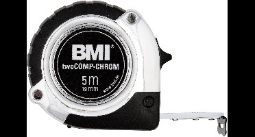 BMI chrom 475541221 Rolmaat 5 m Staal