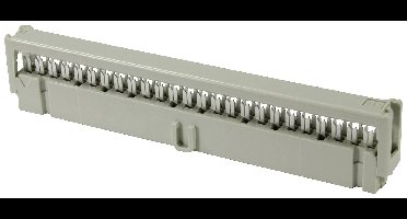 HARTING 09185506813 Female connector Rastermaat: 2.54 mm Totaal aantal polen: 50 Aantal rijen: 2 1 stuk(s)