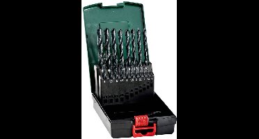 Metabo 627164000 Metaal-spiraalboor 19-delig 1 mm, 1.5 mm, 2 mm, 2.5 mm, 3 mm, 3.5 mm, 4 mm, 4.5 mm, 5 mm, 5.5 mm, 6 mm, 6.5 mm, 7 mm, 7.5 mm, 8 mm, 8.5 mm, 9