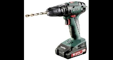Metabo SB 18 Accu-klopboormachine Incl. 2 accus, Incl. accessoires