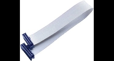 BKL Electronic 10120671 Lintkabel Rastermaat: 2.54 mm 16 x 0.08 mm² Grijs 1 stuk(s)